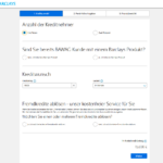 Screenshot Barclays Privatkredit-Antrag Seite Eins