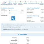 Raiffeisenbank Werratal-Landeck eG Wunschkreditantrag Seite eins