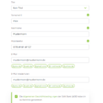 Screenshot SWK Bank - Kreditanfrage - dritte Seite