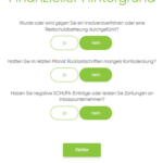Screenshot SWK Bank - Kreditanfrage - vierte Seite