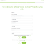 Screenshot SWK Bank Policendarlehen-Antrag Seite Vier