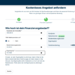 Screenshot Baufi24 Anfrage dritte Seite