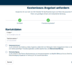 Screenshot Baufi24 Anfrage fünfte Seite