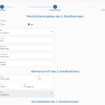 Screenshot Skatbank Kreditantrag Seite Vier