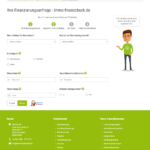 immo-finanzcheck.de Baufinanzierung Antrag Screenshot 2