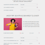 Zweiter Schritt Antragstellung Qlick Privatkredit