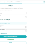 Screenshot Creditplus Beamtenkreditanfrage Seite Drei
