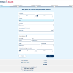 Screenshot Targobank Anfrage - Kredit für Selbstständige - erste Seite