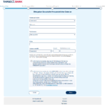 Screenshot Targobank Anfrage - Kredit für Selbstständige - zweite Seite