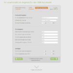Vierter Schritt Antragstellung SWK Bank Autokredit