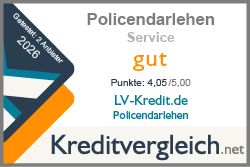 Testsiegel-Policedarlehen-2026-Service-gut-LVKredite-Policedarlehen