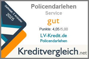 Testsiegel Policendarlehen Bester Service 2025