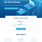 Erster Schritt Antragstellung Teylor Firmenkredit