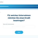 Zweiter Schritt Antragstellung Teylor Firmenkredit